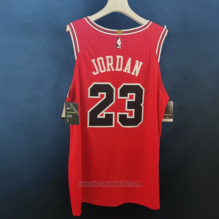 Camiseta Chicago Bulls Michael Jordan #23 Icon Autentico Rojo